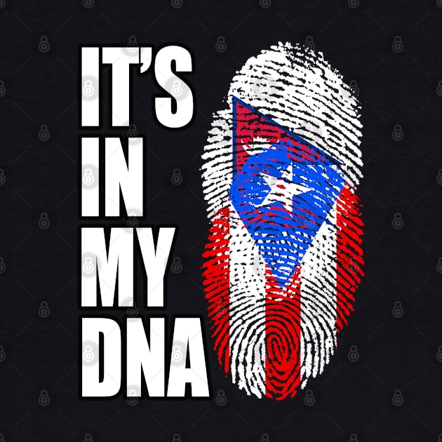 Puerto Rican And Nepalese Mix DNA Flag Heritage by Just Rep It!!